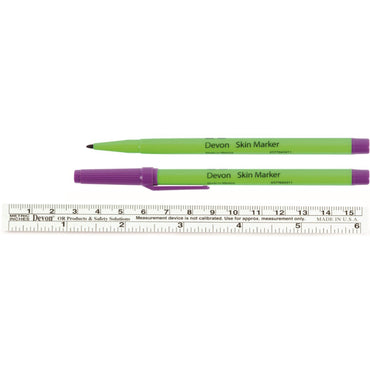 Devon™ Skin Marker Gentian Violet Ink Sterile Full Size Fine Tip (185882_CS)