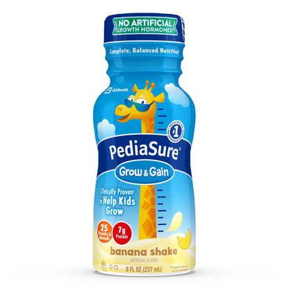 PediaSure® Grow & Gain Shake Pediatric Oral Supplement Banana Flavor 8 oz. Bottle Liquid Calories (764399_EA)