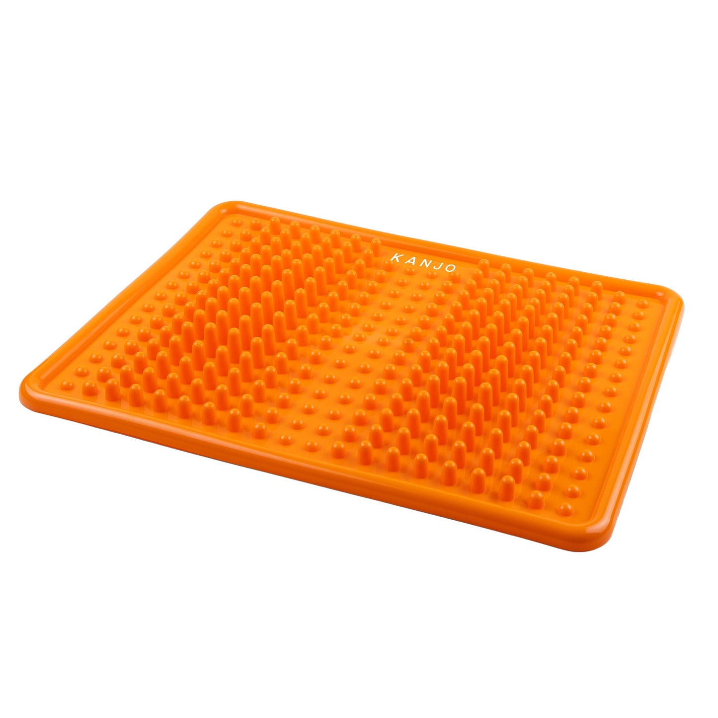 Kanjo Acupressure Foot Mat Orange PVC Plastic 10-1/2 X 13-1/2 Inch (1236441_EA)