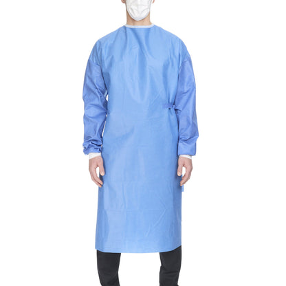 Astound® Non-Reinforced Surgical Gown with Towel X-Large Blue Sterile AAMI Level 3 Disposable (273638_EA)