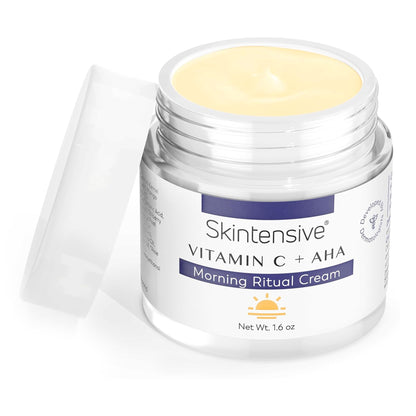 Skintensive® Vitamin C + AHA Morning Ritual Cream Facial Moisturizer 1.6 oz. Jar Unscented Cream (1267987_CS)