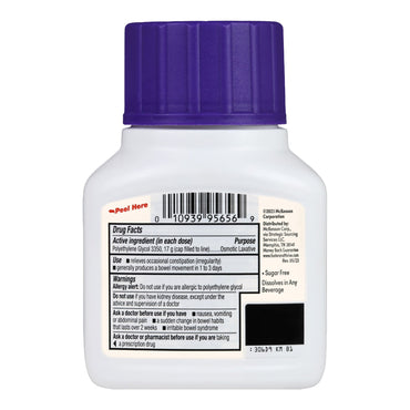 Foster & Thrive™ Laxative Powder 4.1 oz. 17 Gram Strength Polyethylene Glycol 3350 (1238982_EA)