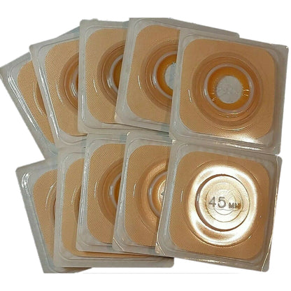 Sur-Fit Natura® Ostomy Barrier Precut, Standard Wear Stomahesive® Adhesive 45 mm Flange Sur-Fit® Natura® System Hydrocolloid 1-1/4 Inch Opening 4 X 4 Inch (365752_BX)