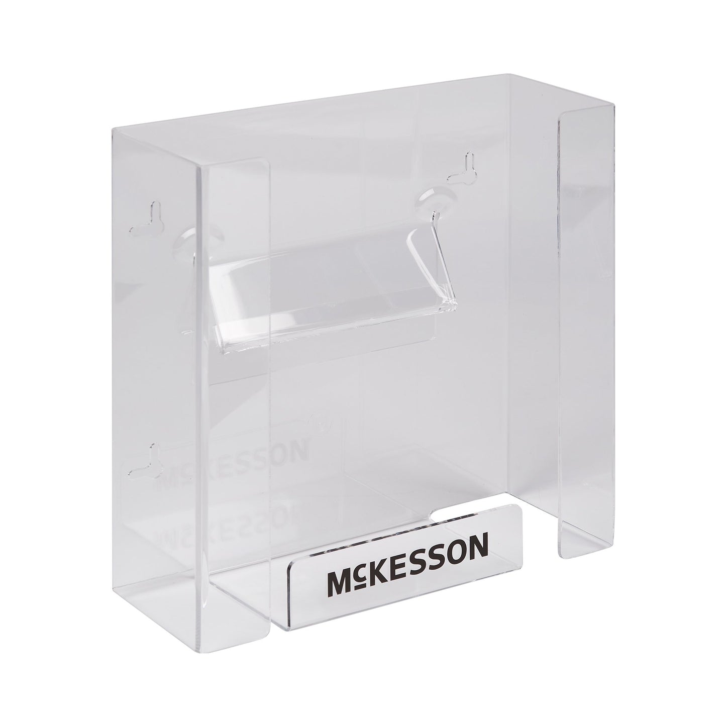 McKesson Glove Box Holder Horizontal or Vertical Mounted 2-Box Capacity Clear 4 X 10 X 10-3/4 Inch Plastic (464712_CS)