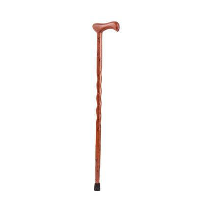 Brazos™ Twisted T-Handle Cane Wood 37 Inch Height Red Cedar (1149586_EA)