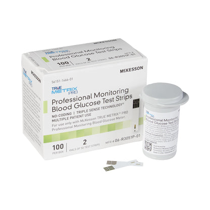 McKesson TRUE METRIX® PRO Blood Glucose Test Strips 100 Strips per Pack (960297_CS)