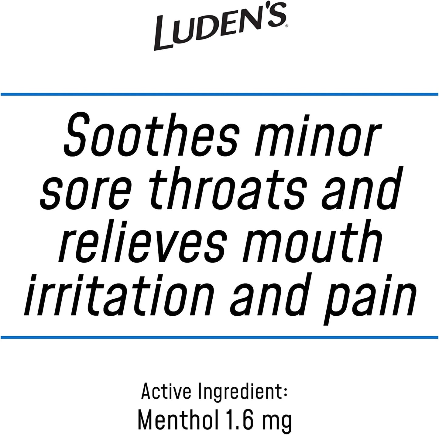 Luden's® Sore Throat Relief 3.2 mg Strength Lozenge 30 per Bag (1211521_BG)