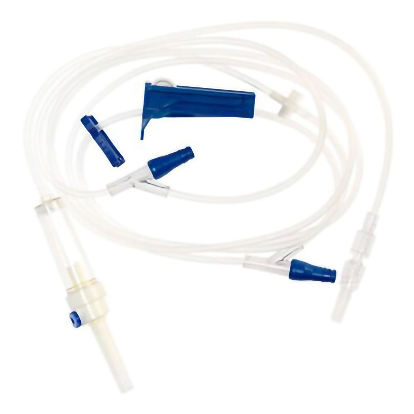 McKesson IV Pump Set Pump 2 Ports 10 Drops / mL Drip Rate Without Filter 97 Inch Tubing Solution Without Flow Regulator (1173998_BX)