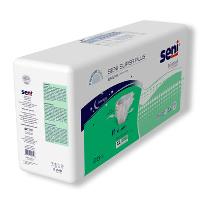 Seni® Super Plus Unisex Adult Incontinence Brief X-Large Disposable Heavy Absorbency (1163873_PK)