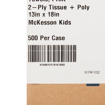 McKesson Procedure Towel 13 W X 18 L Inch Kids Print NonSterile (489531_CS)