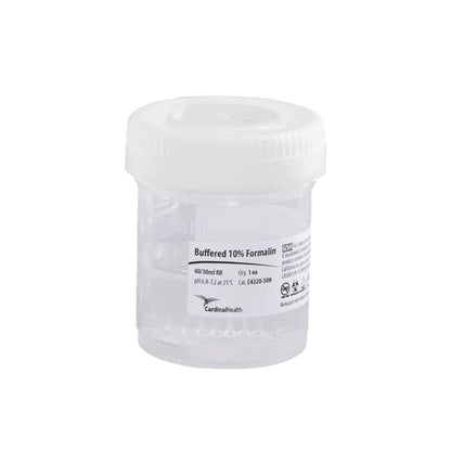 Handi Pack Prefilled Formalin Container 30 mL Fill in 60 mL (2 oz.) Screw Cap Warning Label / Patient Information NonSterile (1006103_CS)