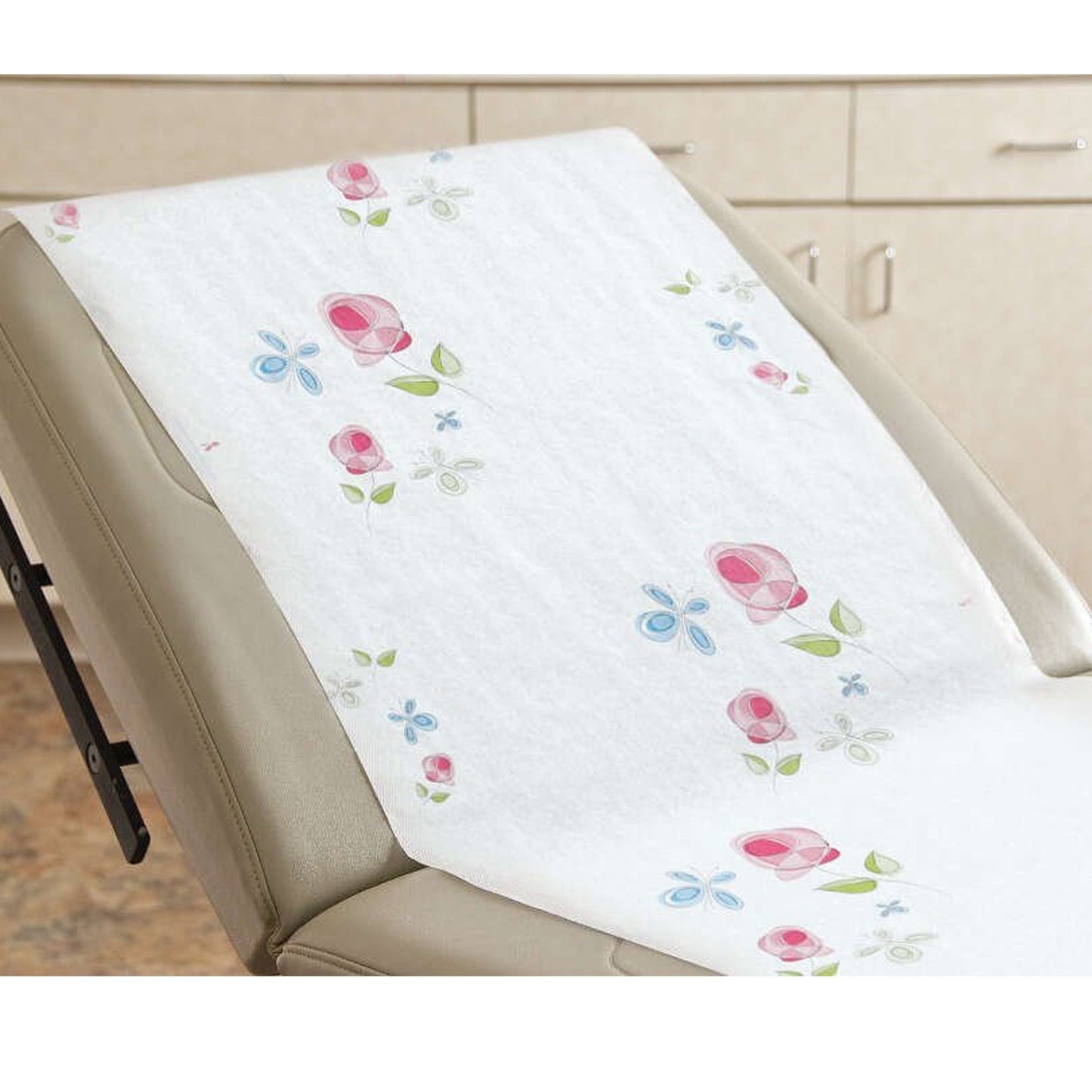 Rose Garden® Table Paper 21 Inch Width 225 Foot Length Print (Roses) Smooth (413339_CS)
