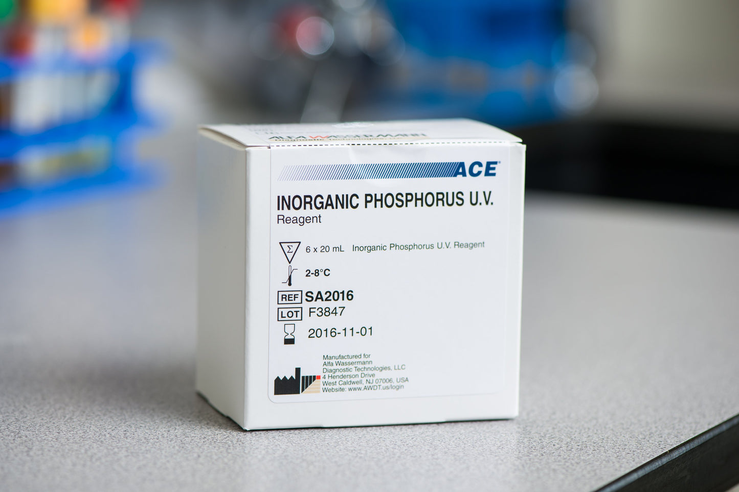 ACE® General Chemistry Reagent Inorganic Phosphorus For ACE Clinical Chemistry Systems 600 Tests (923692_KT)