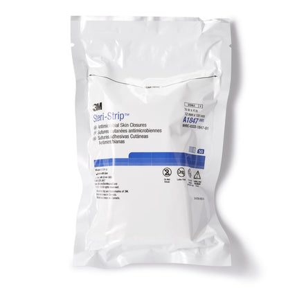 Steri-Strip™ Antimicrobial Antimicrobial Skin Closure Strip 1/2 X 4 Inch Nonwoven Material Reinforced Strip Tan (127107_EA)