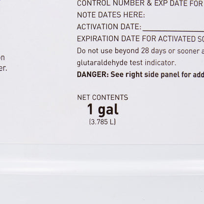 McKesson 28 Day Glutaraldehyde High-Level Disinfectant Activation Required Liquid 1 gal. Jug Reusable (512839_CS)