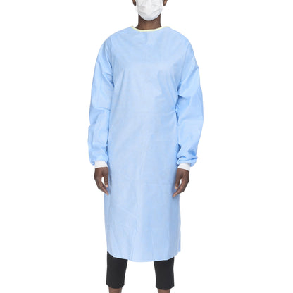 Evolution 4 Non-Reinforced Surgical Gown with Towel Large Blue Sterile Not Rated Disposable (167990_CS)