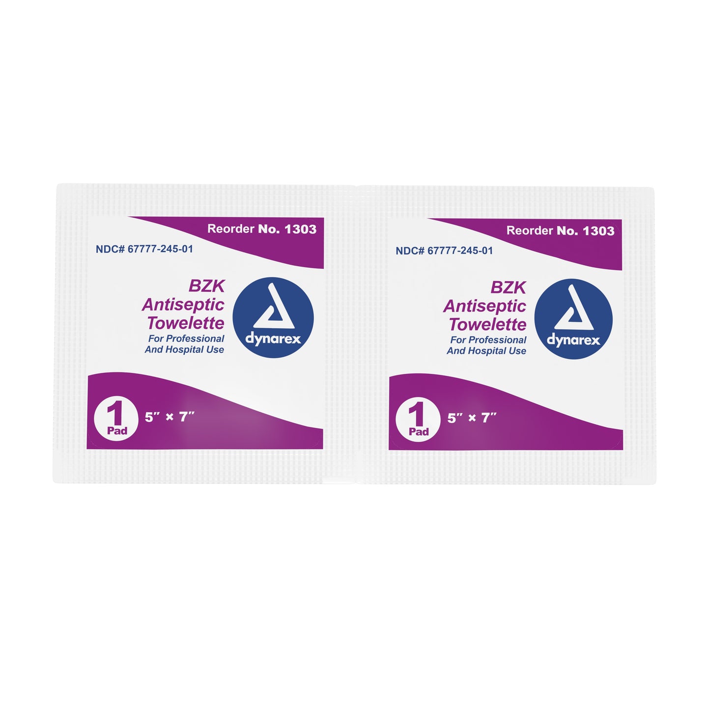 Dynarex® Antiseptic Skin Towelette Individual Packet Scented 100 Count (670150_BX)
