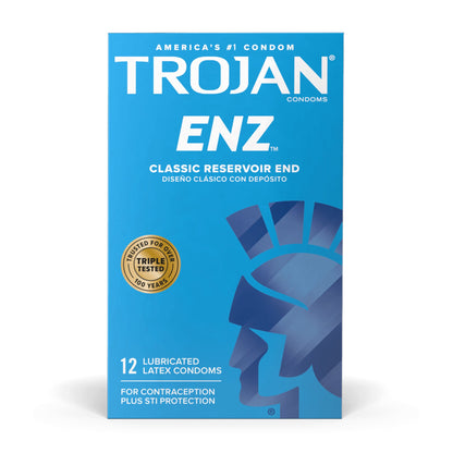 Trojan-Enz® Condom Lubricated 3 per Box (892765_BX)