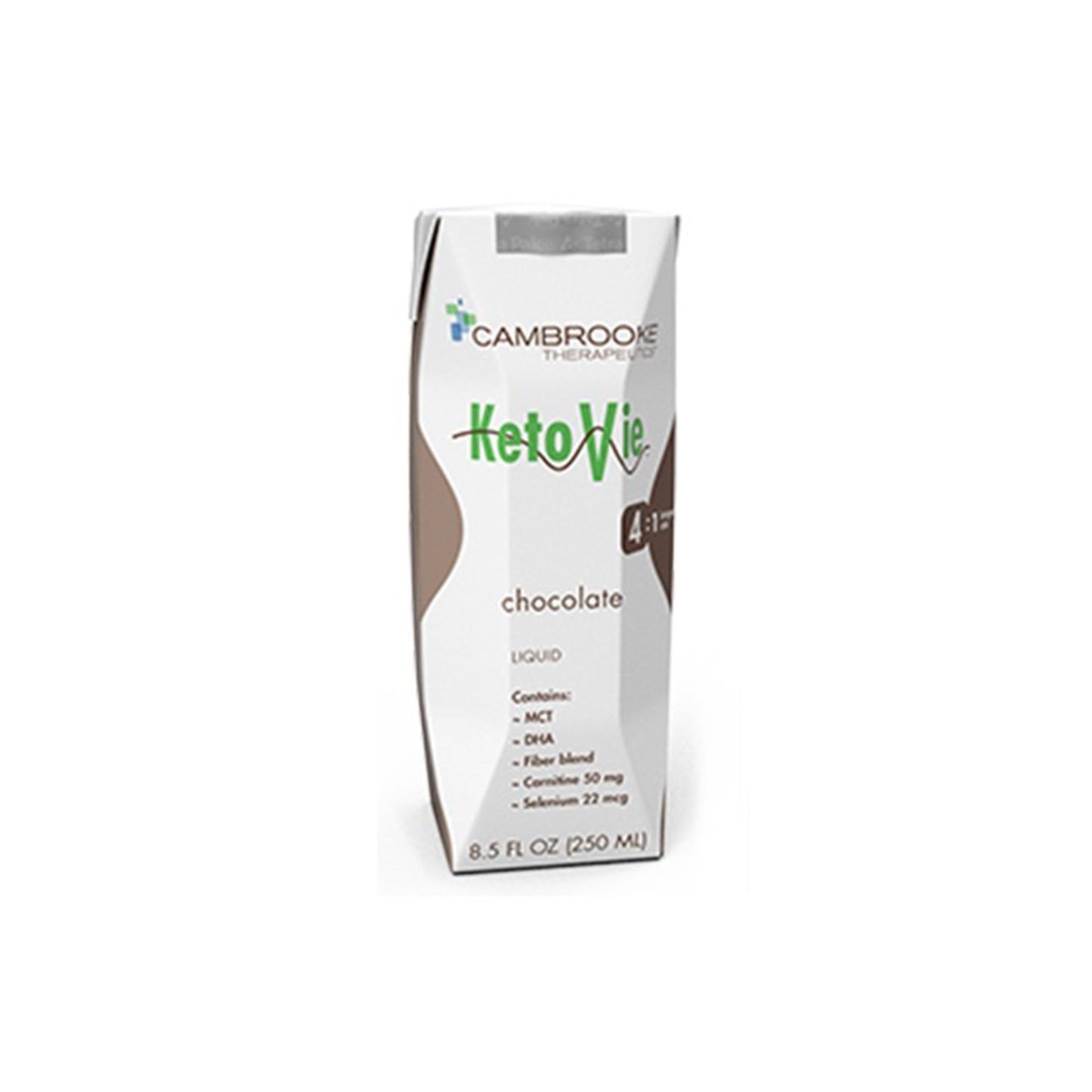 KetoVie® 4:1 Oral Supplement Chocolate Flavor Liquid 8.5 oz. Carton (1100362_CS)