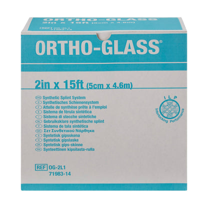 ORTHO-GLASS® Padded Splint Roll 2 Inch X 15 Foot Fiberglass White (282603_EA)