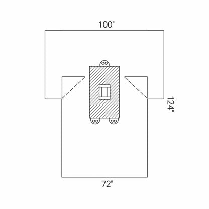 O&M Halyard Inc Abdominal Drape Laparotomy Drape 100 W X 72 W X 124 L Inch Sterile (292342_EA)