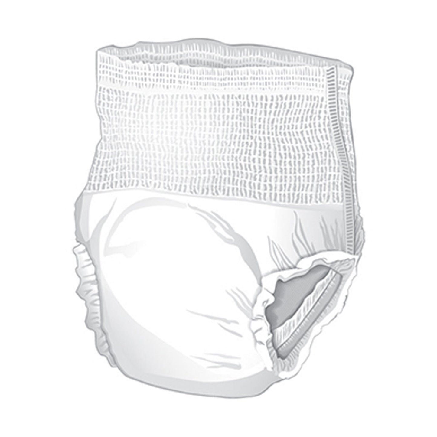 McKesson Unisex Adult Absorbent Underwear Pull On with Tear Away Seams Large Disposable Moderate Absorbency (1123833_BG)