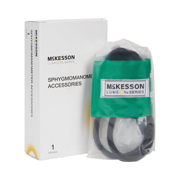 McKesson LUMEON™ Reusable Blood Pressure Cuff and Bulb 13.9 to 19.5 cm Arm Nylon Cuff Child Cuff (803209_CS)