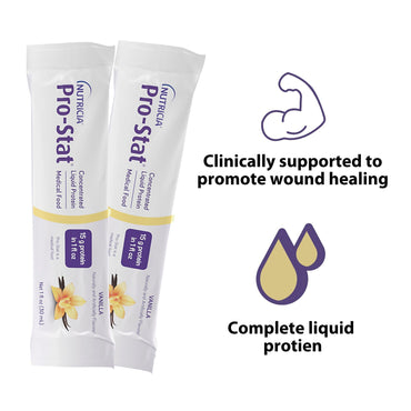 Pro-Stat® Oral Supplement Vanilla Flavor Liquid 1 oz. Individual Packet (625276_CS)