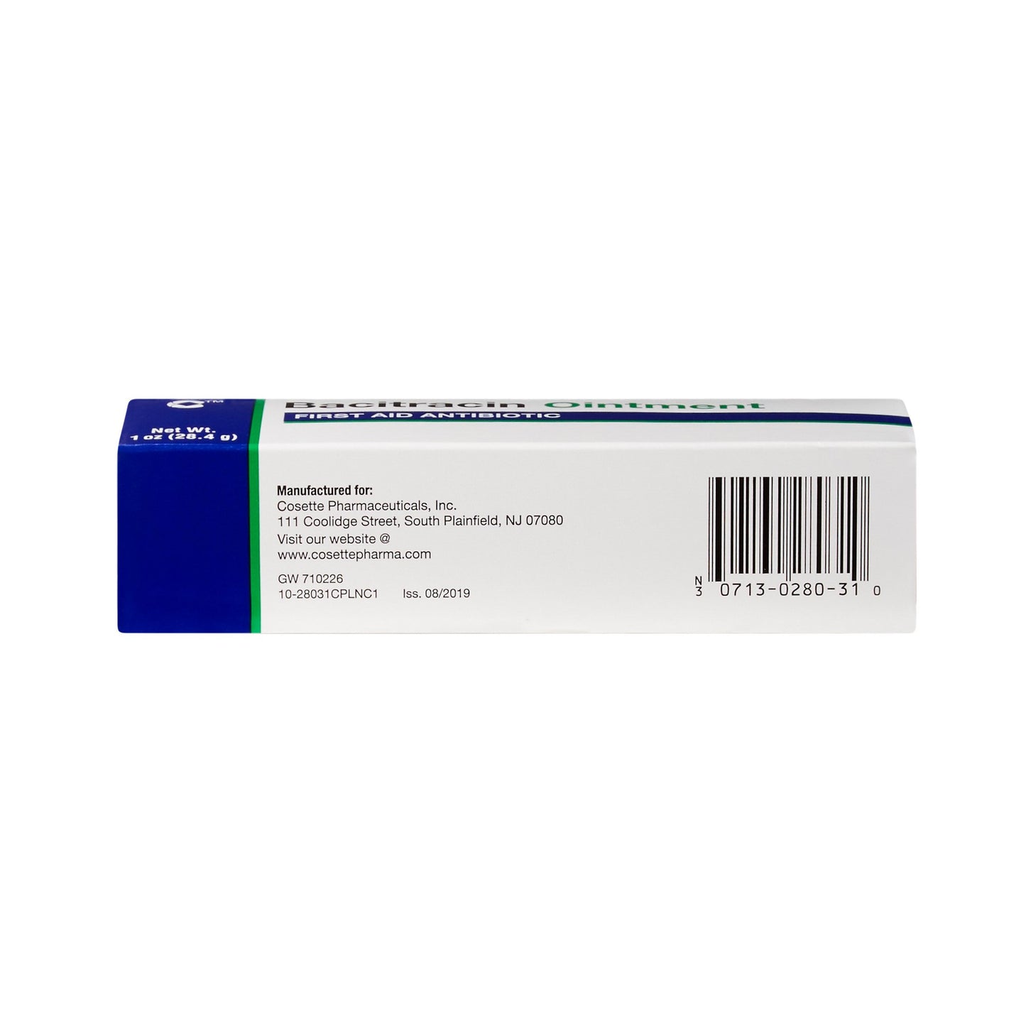 G & W® First Aid Antibiotic Bacitracin Ointment 1 oz. Tube (476178_EA)
