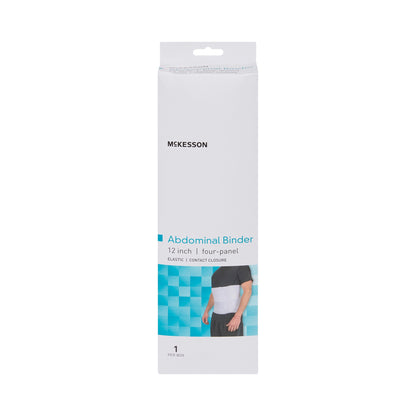 McKesson Abdominal Binder Large / X-Large Hook and Loop Closure 62 to 74 Inch Waist Circumference 12 Inch Height Adult (1159060_EA)