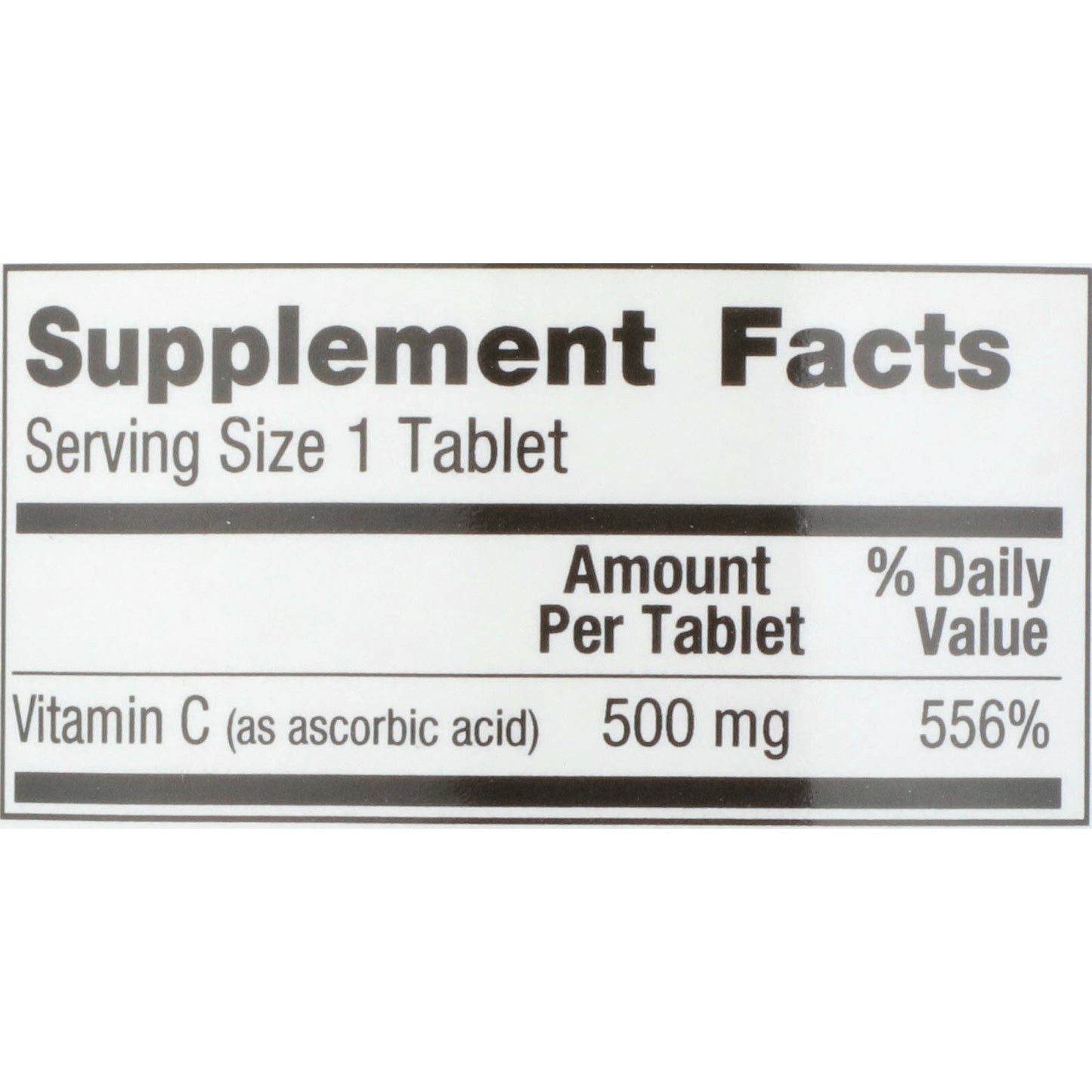 Geri-Care® Vitamin C Supplement Ascorbic Acid 500 mg Strength Tablet 500 per Bottle (689197_BT)