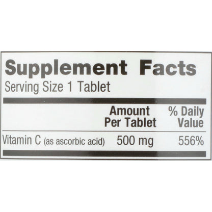 Geri-Care® Vitamin C Supplement Ascorbic Acid 500 mg Strength Tablet 500 per Bottle (689197_BT)