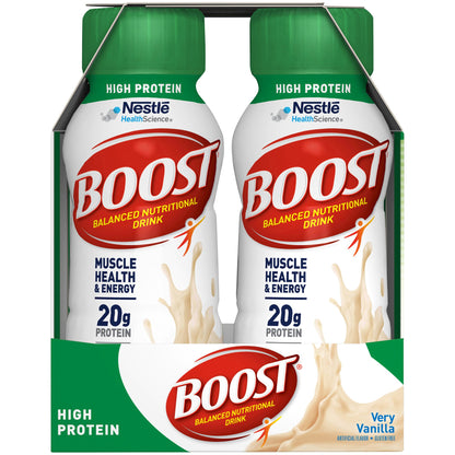 Boost® High Protein Oral Supplement Very Vanilla Flavor Liquid 8 oz. Bottle (778933_EA)