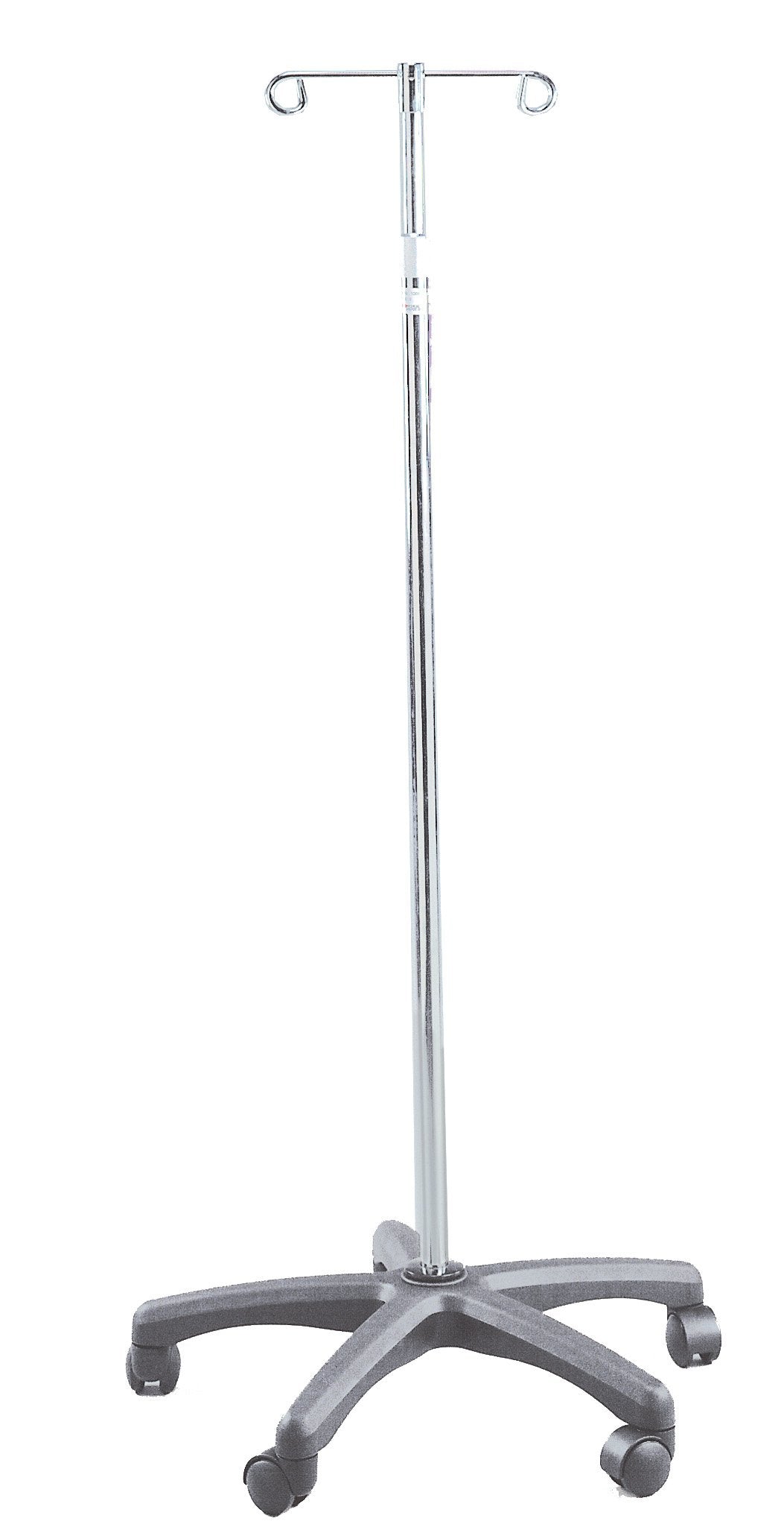 Drive Medical IV Stand 2 Hooks 5 Legs with Casters (679777_CS)