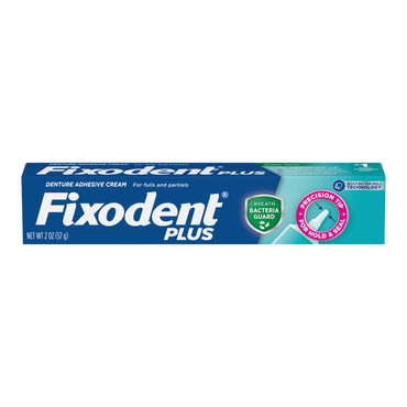 Fixodent® Plus Breath Bacteria Guard Denture Adhesive Cream 2 oz. (1231752_EA)