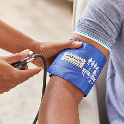 McKesson LUMEON™ Reusable Blood Pressure Cuff and Bulb 19 to 27 cm Arm Nylon Cuff Small Adult Cuff (803205_BX)