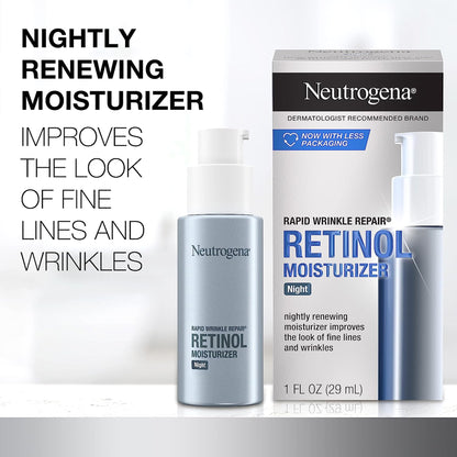 Neutrogena® Rapid Wrinkle Repair® Night Facial Moisturizer 1 oz. Pump Bottle Unscented Lotion (1228810_EA)