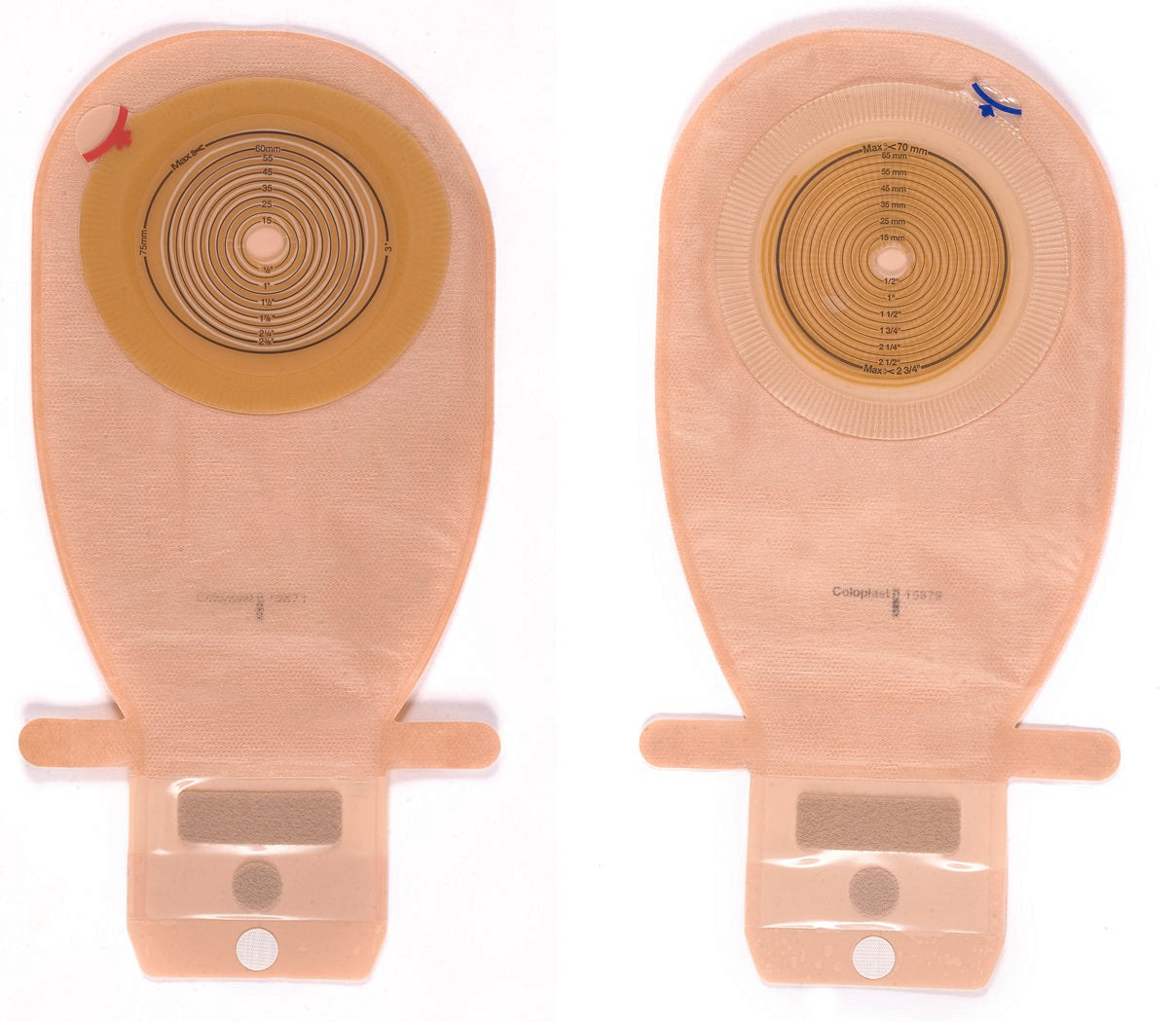 Assura® New Generation Ostomy Pouch One-Piece System 11-1/2 Inch Length Convex Light, Trim to Fit 3/4 to 1-3/4 Inch Stoma Drainable (625212_BX)