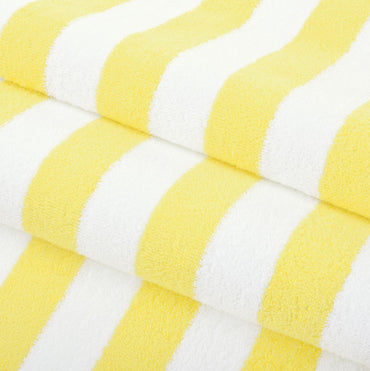 Hospeco® California Cabana Beach Towels 30x70 Yellow, 24/Case (HOSCABANA-YL-CS)
