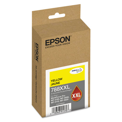 Epson® T788XXL420 (788XXL) DURABrite Ultra XL PRO High-Yield Ink, Yellow (EPST788XXL420)