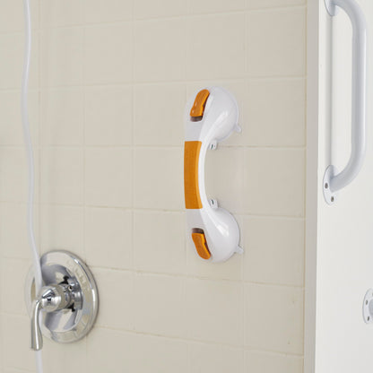 McKesson Suction-Cup Grab Bar White / Yellow Plastic (1103365_EA)