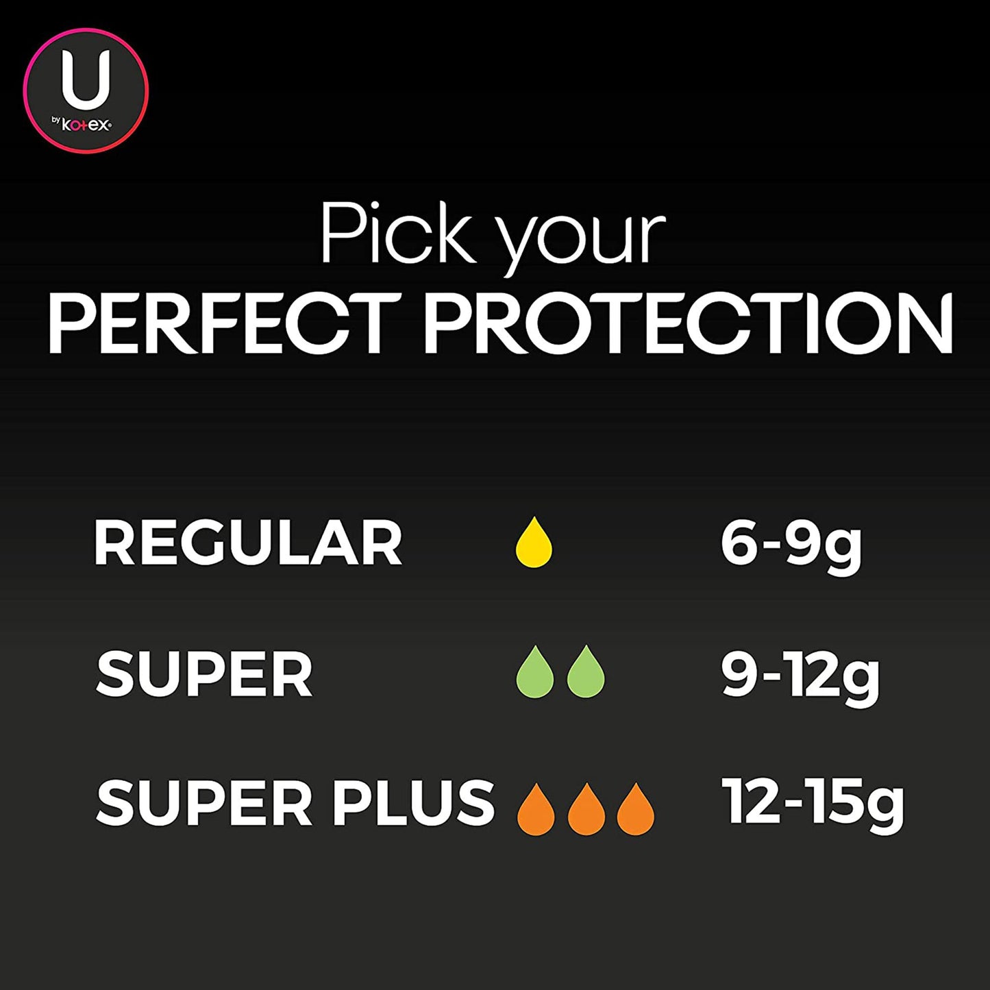 U by Kotex® Click® Tampon Regular Absorbency Plastic Applicator Individually Wrapped (1184198_CS)