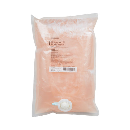 McKesson Shampoo and Body Wash 2,000 mL Dispenser Refill Bag Apricot Scent (468270_CS)