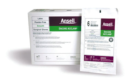 ENCORE® Latex Acclaim Surgical Glove Size 8 Sterile Latex Standard Cuff Length Smooth Ivory Chemo Tested (372899_EA)