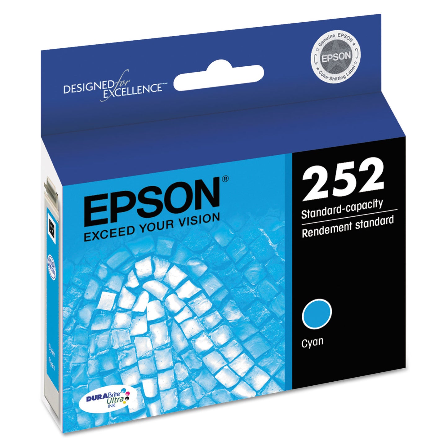 Epson® T252220-S (252) DURABrite Ultra Ink, Cyan (EPST252220S)