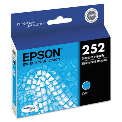 Epson® T252220-S (252) DURABrite Ultra Ink, Cyan (EPST252220S)