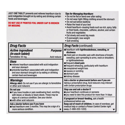 Major® Antacid 20 mg Strength Tablet 50 per Box (1103621_BT)