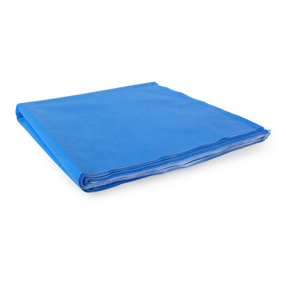 McKesson Sterilization Wrap White / Blue 36 X 36 Inch Dual Layer SMS Polypropylene (1243665_CS)
