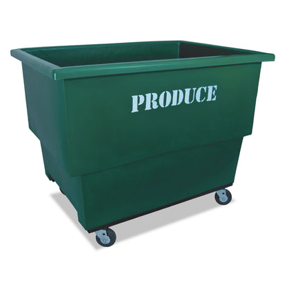 Royal Basket Trucks Produce Cart, Plastic, 1 Bin, 800 lb Capacity, 46" x 30.5" x 37", Green (RBTR13GNXP24HN)