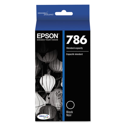 Epson® T786120-S (786) DURABrite Ultra Ink, Black (EPST786120S)